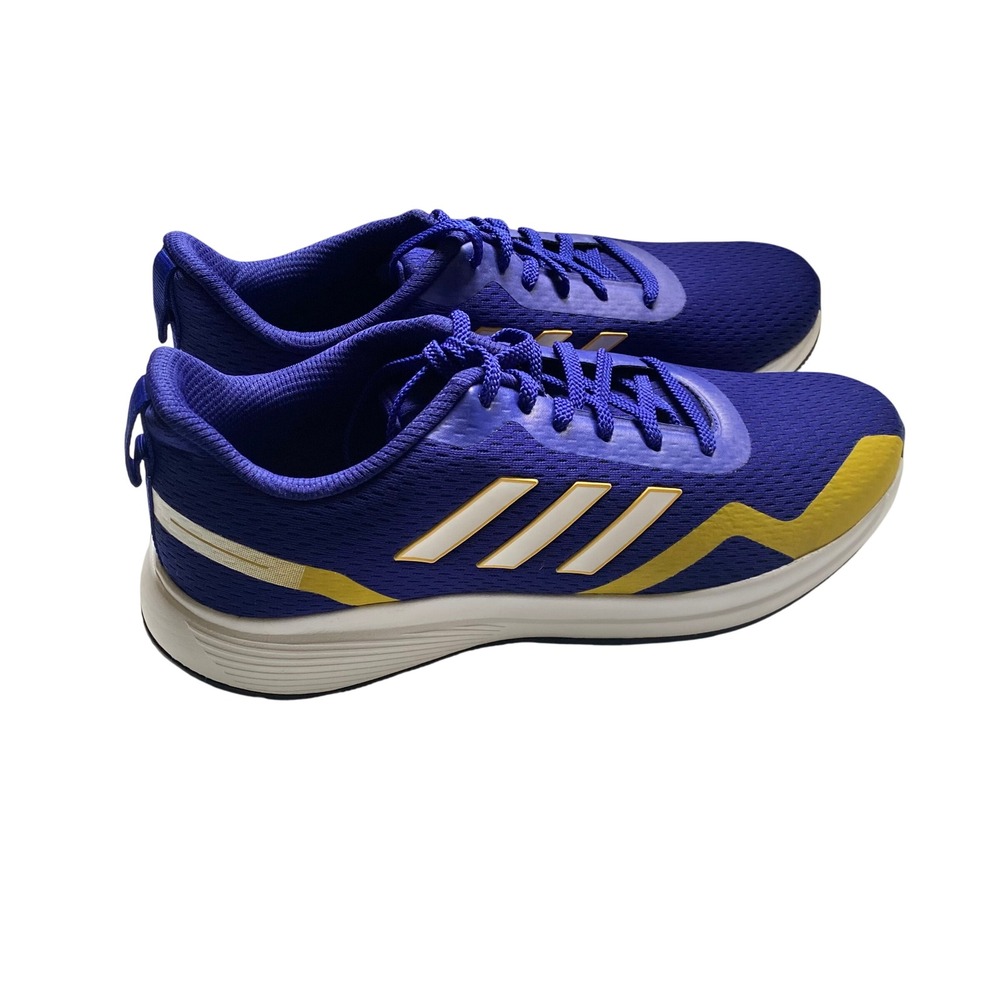 Adidas Mens Purple Yellow Running Shoes Sneakers GA0909 8.5 NWOB - Picture 4 of 8